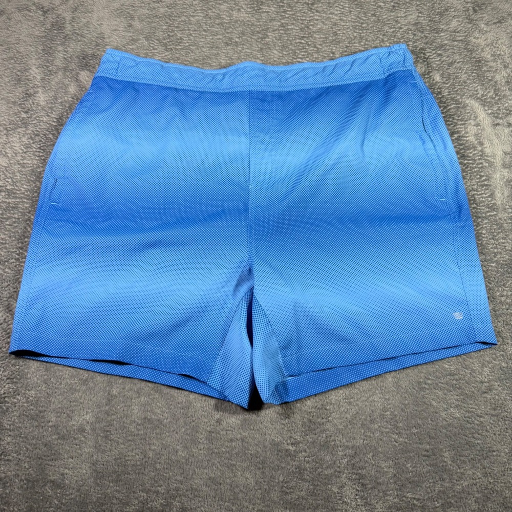 Mack Weldon Radius Shorts Mens XL Blue‎ Micro Dot Performance Athletic Running